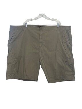Architect Activeflex Cargo Shorts Size 52 Tan Stretch Waistband Summer Casual